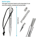 12pcs Paracord Needle Set | 9 Different Size Aluminum Paracord FID Lacing Needles And Smoothing Tool | Stainless Steel Tweezers