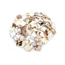 Tueascallk 300 Pieces Natural Mother of Pearl Mosaic Tiles | Bulk for Decoration