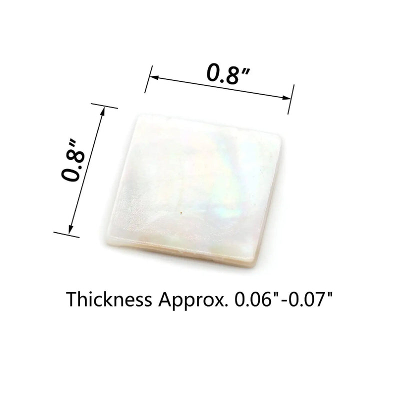 Tueascallk 300 Pieces Natural Mother of Pearl Mosaic Tiles | Bulk for Decoration