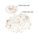 Tueascallk 300 Pieces Natural Mother of Pearl Mosaic Tiles | Bulk for Decoration
