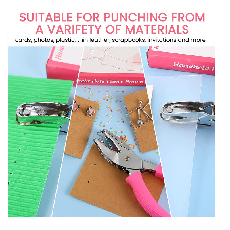 MyArTool Hole Punch | Handheld Single Hole Punch with Soft Grip | Hole Puncher Single | Can be Used for DIY Craft Paper