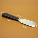 1pc Leather Thinning Knife Comfortable Ebony Handle Sharp Chrome Steel Blade Professional DIY Hand Leather Craft Tool