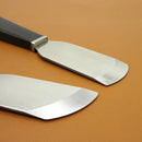 1pc Leather Thinning Knife Comfortable Ebony Handle Sharp Chrome Steel Blade Professional DIY Hand Leather Craft Tool