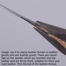 1pc Braiding Material Double Hole American Cowhide Rope Needle Leather Needle Leather Thread Needle Leather Art Making Tool