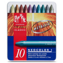 Neocolor I Waterproof Wax Pastels | 10 Metallic Colors