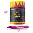 PLAYBEA 18 Colors Giant Crayons For Kids 2-4 Years | Non-Toxic Washable Crayons For Children Ages 4-8