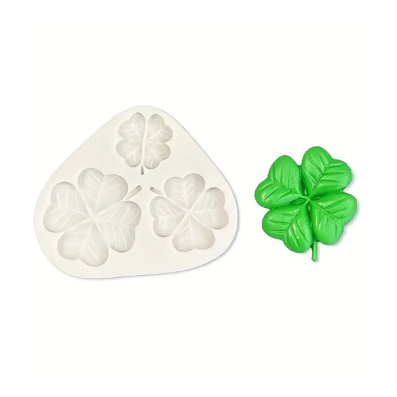 1 Clover Mold For Chocolate | 3D Silicone Mold | Four Leaf Clover Candy Mold