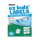 Ez Kids Clothing Self-Adhesive Labels No-Iron Write-On | Ideal For Children And Adults | Washer And Dryer Safe