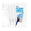 Ez Kids Clothing Self-Adhesive Labels No-Iron Write-On | Ideal For Children And Adults | Washer And Dryer Safe