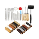 BAGERLA 42 Pcs Leather Stitching Kit | Repairing Weaving Crafts