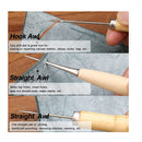 BAGERLA 42 Pcs Leather Stitching Kit | Repairing Weaving Crafts