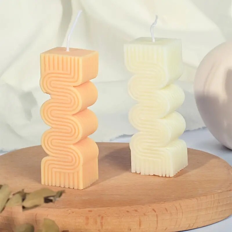 1pc-DIY Geometric Scented Candle Silicone Mold 1.5"*1.26"