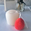 1pc | 2.05"*2.05" Strawberry Candle Mold Aromatherapy Silicone Mold Plaster Mold