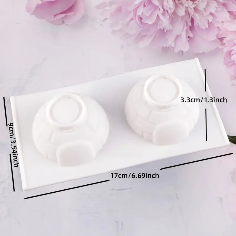 1pc Igloo Candle Silicone Mold 6.69*3.54inch For Candle Making