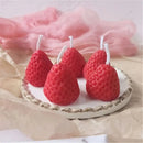 1pc | 2.05"*2.05" Strawberry Candle Mold Aromatherapy Silicone Mold Plaster Mold