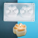 2 Grid Cat's Claw Silicone Mold | Jelly Mold | Epoxy Candle Scrub Jewelry DIY Baking Mold | Scented Candle Soap Mold