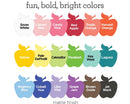 Apple Barrel PROMOTCK 18 Acrylic Paint Set Assorted Colors With Matte Finish | 2 Fl Oz