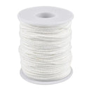 1 Roll 61m/66.7yd Candle Wicks Braided Cotton Candle Wicks Round Oil Lamp Wick String