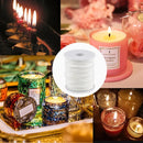 1 Roll 61m/66.7yd Candle Wicks Braided Cotton Candle Wicks Round Oil Lamp Wick String