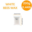 White Bees Wax 200 G/0.44 Lb. Bag | White | Wax Pastilles | For DIY Candle Making | DIY Projects | Lip Balms | Soap Making Supplies