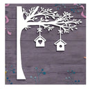 1 Pack Bird Nest And Tree Design Metal Cutting Dies