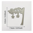 1 Pack Bird Nest And Tree Design Metal Cutting Dies