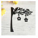 1 Pack Bird Nest And Tree Design Metal Cutting Dies