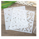 Flower Leaves Plastic Template For DIY Decoration
