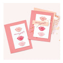 Lipstick Lips Metal Cutting Dies And Stamps For Crafts