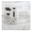 Lipstick Lips Metal Cutting Dies And Stamps For Crafts