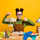 Haconba 24 Pack DIY Wood Planes Wooden Airplane Toys Unfinished Wood Glider Plane Model to Paint for Birthday Family School Craft Projects