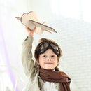 Haconba 24 Pack DIY Wood Planes Wooden Airplane Toys Unfinished Wood Glider Plane Model to Paint for Birthday Family School Craft Projects