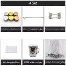 Candle Making Kit With Pouring Pot | Candle Cotton Wick, Wick Holders | Stirring Spoon