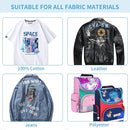 DTF Powder White Digital Transfer Hot Melt Adhesive 600g/21.2oz | DTG Pretreat Powder | for Direct Print on All Fabric