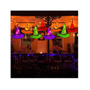 MZD8391 Halloween Decorations Light Up Witch Hats 8 Pieces