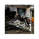 Outdoor Halloween Decorations 295'' | Halloween Spider Web Decor 59'' Scary Giant Spider 100 Small Fake Spiders