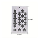5X8in 1Pc The Puzzle Background DIY Layering Stencils Painting Scrapbooking Coloring Embossing