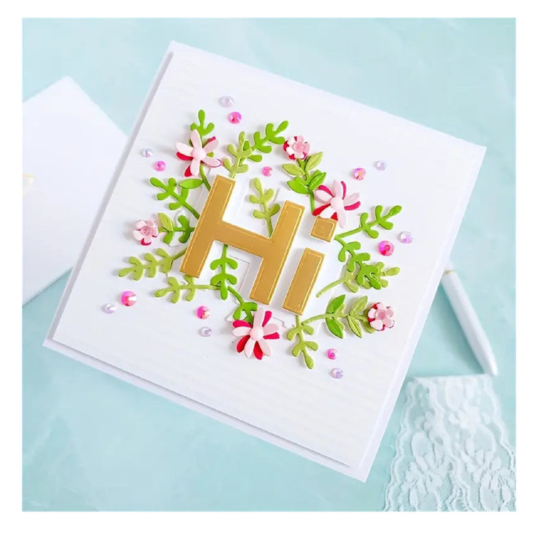 Decorative Paper Frame Cutting Dies For DIY Embossing Card Making