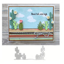 Troqueles De Corte De Borde De Cactus Para Álbum De Recortes DIY