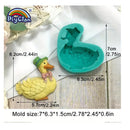 1 Piece Cute Duck Dog Sheep Cow Model Fondant Silicone Mold