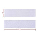 15 Sets Of 1" x 4" Velcro Strips With Adhesive | Strong Adhesive Interlock Mounting Tape For Home or Office Use