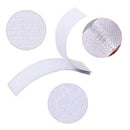 15 Sets Of 1" x 4" Velcro Strips With Adhesive | Strong Adhesive Interlock Mounting Tape For Home or Office Use