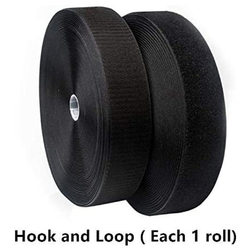 Hook And Loop Tape For Sewing 3/4 Inch Wide | Non-Adhesive Adhesive Backing | Nylon Fabric Closure Tape