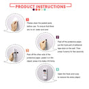 BRAVESHINE 18 Sets Of Adhesive Velcro Straps | Instead Of Nails Or Screws | White Double-Sided Adhesive Fabric Closure