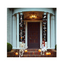 Outdoor Halloween Decorations | Trick or Treating & It is October Witches Front Porch Banners
