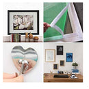 BRAVESHINE 18 Sets Of Adhesive Velcro Straps | Instead Of Nails Or Screws | White Double-Sided Adhesive Fabric Closure