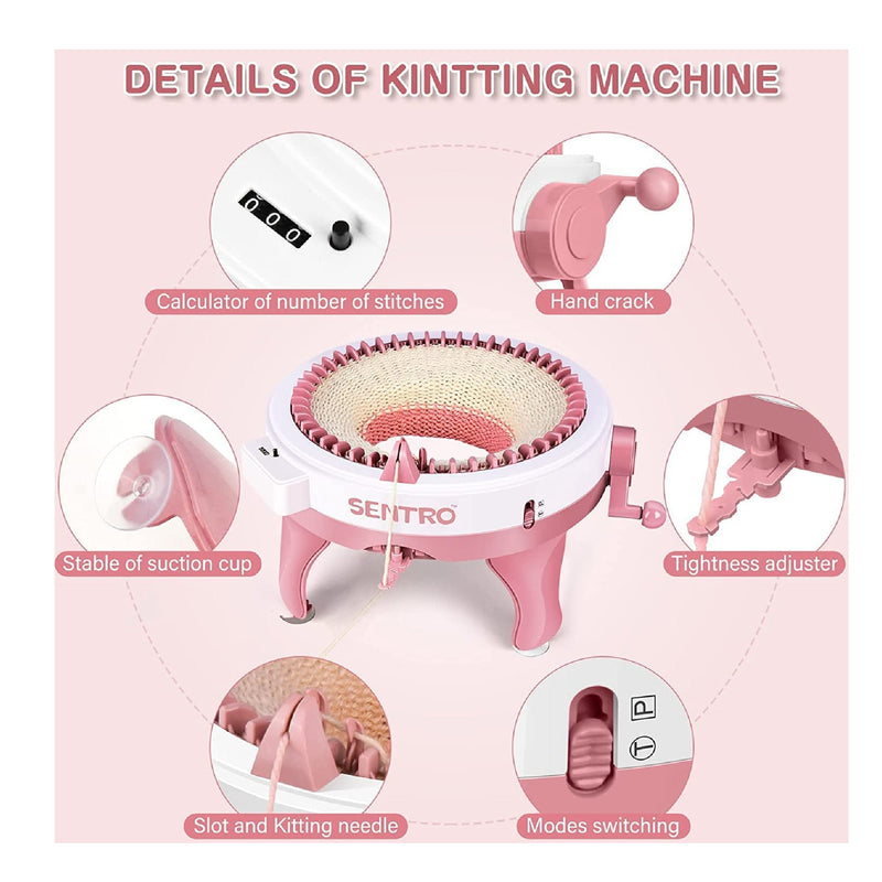  Sentro Knitting Machine, 48 Needles Knitting Loom Machine