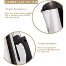 Olorvela Adult Soy Candle Making Kit With Soy Wax Flakes And Candle Melting Pot | Candle Making Supplies With Instructions