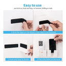 Art3d 16 Sets Of Hook And Loop Adhesive Tape | 1 inch x 4 Inches | Command Strong Double-Sided Adhesive Strip