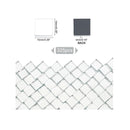 PH PandaHall 200 Pieces 0.78 Inch Mini Acrylic Mirror Tiles